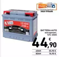 Solo - Batteria Auto Extrapower