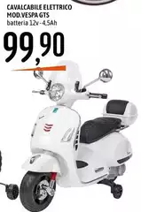 Cavalcabile Elettrico Mod. Vespa GTS