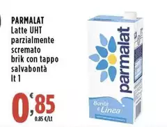 Parmalat - Latte UHT Parzialmente Scremato Brik Con Tappo Salvabontà
