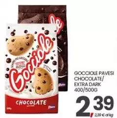 Pavesi - Gocciole Chocolate/ Extra Dark