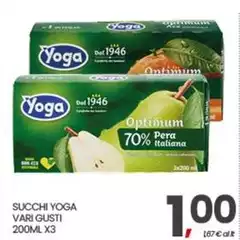 Yoga - Succhi Yoga - Succhi