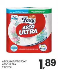 Foxy - Asciugatutto Asso Ultra Foxy - Asciugatutto Asso Ultra