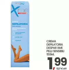 Despar - Crema Depilatoria Xme Pelu Sensibil Despar - Crema Depilatoria Xme Pelu Sensibil