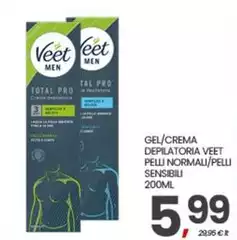 Veet - Gel/Crema Depilatoria Pelu Normali/ Pelli Sensibili Veet - Gel/Crema Depilatoria Pelu Normali/ Pelli Sensibili