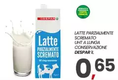 Despar - Latte Parzialmente Scremato Uht A Lunga Conservazione Despar - Latte Parzialmente Scremato Uht A Lunga Conservazione