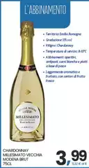 Chardonnay Millesimato Vecchia Modena Brut Chardonnay Millesimato Vecchia Modena Brut