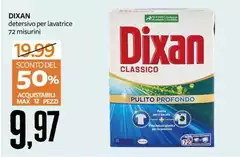Dixan - Detersivo Per Lavatrice 72 Misurini