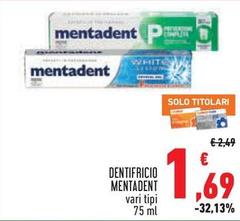 Mentadent - Dentifricio
