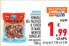 San Pellegrino - Vongole Del Pacifico Il Cuoco Di Mare San Pellegrino - Vongole Del Pacifico Il Cuoco Di Mare