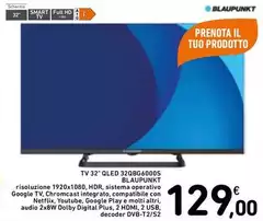 Blaupunkt - Tv 32 QLED 32QBG6000S Blaupunkt - Tv 32 QLED 32QBG6000S