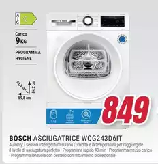 Bosch - Asciugatrice WQG243D61T
