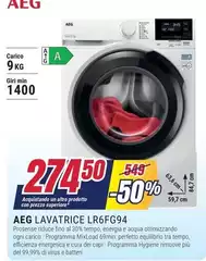 Aeg - Lavatrice LR6FG94