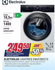 Electrolux - Lavatrice EW6FZBG215