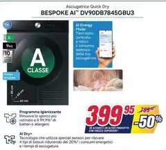 Bespoke Al DV90DB7845GBU3 Bespoke Al DV90DB7845GBU3