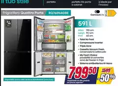 Hisense - Frigorifero Portte RG768N4GBE