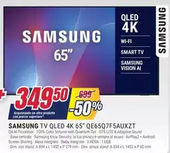 Samsung - Tv Qled 4k 65" QE65Q7F5AUXZT