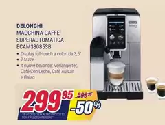 De Longhi - Macchina Caffe' Superautomatica ECAM38085SB