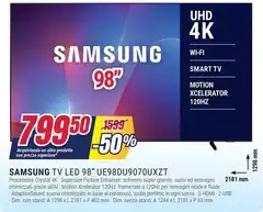 Samsung - Tv Led 98" UE98DU9070UXZT