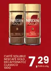 Nescafé - Caffè Solubile Gold Decaffeinato/ Classico Nescafé - Caffè Solubile Gold Decaffeinato/ Classico