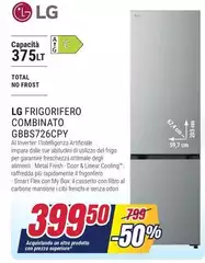 LG - Frigorifero Combinato GBBS726CPY