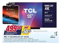 TCL - Tv Q-Miniled 65" 55C8L