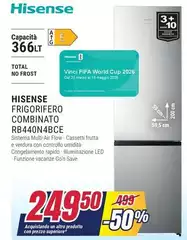 Hisense - Frigorifero Combinato RB400N4BCE