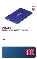 Samsung - Ssd Portable Ssd T7 1tb Indigo