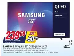 Samsung - Tv Qled 55" QE55Q6FAUXZT