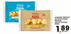 Rana - Lasagne Fresche All'Uovo Sfoglia/Liscia/Ruguida Rana - Lasagne Fresche All'Uovo Sfoglia/Liscia/Ruguida