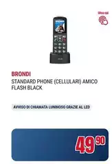 Brondi - Standard Phone (cellulari) Amico Flash Black
