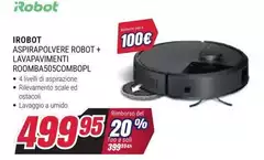 iRobot - Aspirapolvere Robot + Lavapavimenti Roomba5050combopl