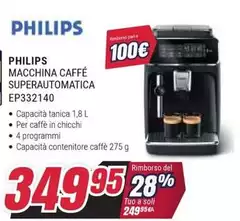 Philips - Macchina Caffé Superautomatica EP32240