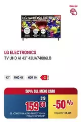 LG - Tv Uhd Ai 43" 43UA74006LB
