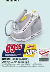 Braun - Ferro Da Stiro Con Caldaia IS3231GY Braun - Ferro Da Stiro Con Caldaia IS3231GY