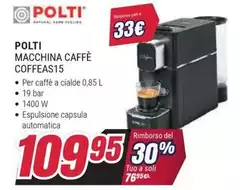 Polti - Macchina Caffè Coffees15