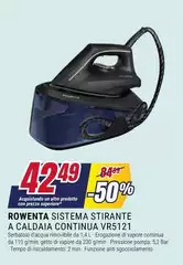 Rowenta - Sistema Stirante A Caldaia Continua VR5121 Rowenta - Sistema Stirante A Caldaia Continua VR5121