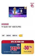 Hisense - Tv Qled 100" 100E7Q PRO