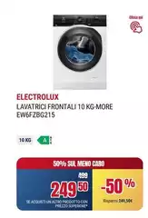 Electrolux - Lavatrice Frontali 10 Kg-More EW6FZBG215