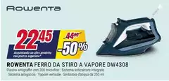 Rowenta - Ferro Da Stiro A Vapore DW4308 Rowenta - Ferro Da Stiro A Vapore DW4308