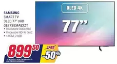Samsung - Smart Tv Oled 77" UHD QE77S85FEAFXZT