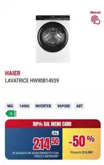 Haier - Lavatrice HW90B14939