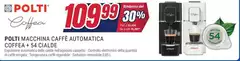Polti - Cafe Automatica Coffea + 54 Cialde