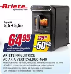 Ariete - Friggitrice Ad Aria Verticalduo 4640