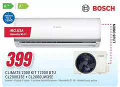 Bosch - Climate 2000 Kit 12000 Btu CL20003SE + CL2000UW35E