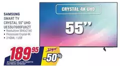 Samsung - Smart Tv Crystal 55" UHD UE55U7006UZZT