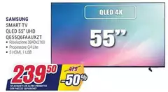 Samsung - Smart Tv Qled 55" Uhd QE55Q6FAAUXZT