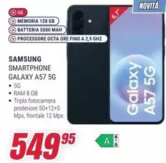 Samsung - Smartphone Galaxy A57 5G