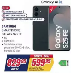 Samsung - Smartphone Galaxy S25 Fe