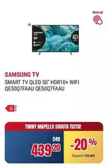 Samsung - Smart Tv Qled 50" Hdr10+ Wifi QE50Q7FAAU QE50Q7FAAU Samsung - Smart Tv Qled 50" Hdr10+ Wifi QE50Q7FAAU QE50Q7FAAU