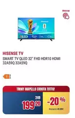 Hisense - Smart Tv Qled 32" Fhd Hdr10 Hdmi 32A59Q Hisense - Smart Tv Qled 32" Fhd Hdr10 Hdmi 32A59Q